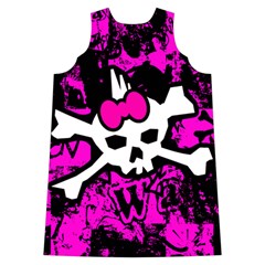 Punk Skull Princess Shoulder Cutout Velvet One Piece from ArtsNow.com Back