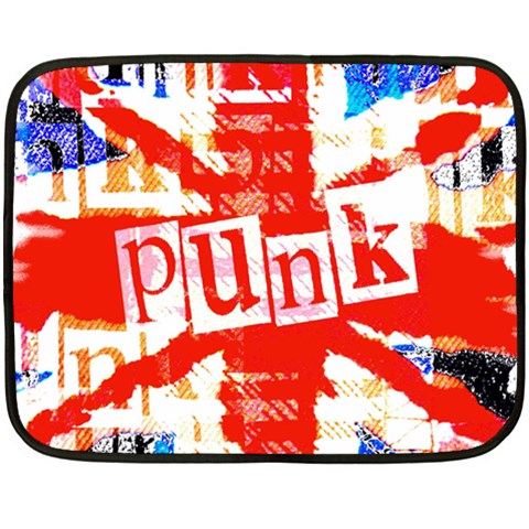 Punk Union Jack Fleece Blanket (Mini) from ArtsNow.com 35 x27  Blanket