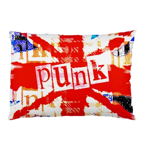 Punk Union Jack Pillow Case (Two Sides) from ArtsNow.com Front