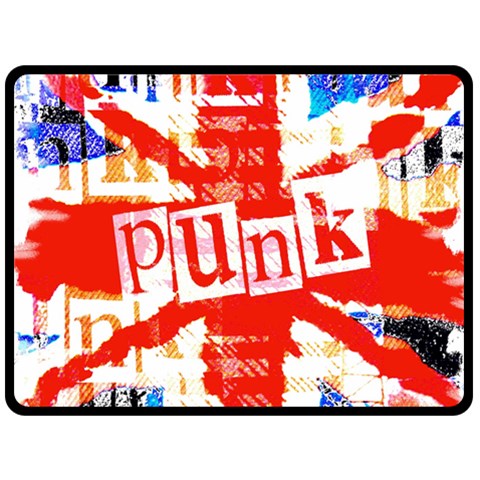 Punk Union Jack Double Sided Fleece Blanket (Large) from ArtsNow.com 80 x60  Blanket Front