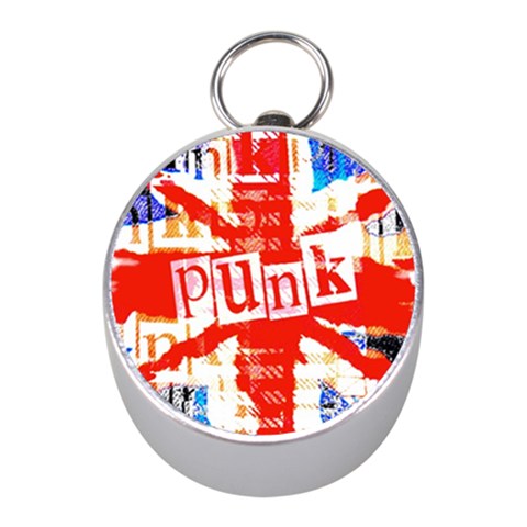 Punk Union Jack Silver Compass (Mini) from ArtsNow.com Front