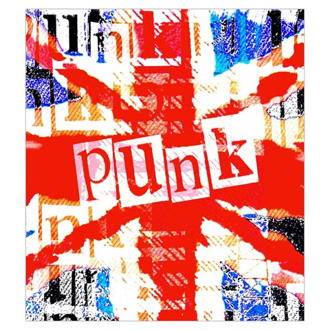 Punk Union Jack Drawstring Pouch (Medium) from ArtsNow.com Front