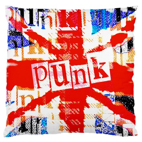 Punk Union Jack Standard Flano Cushion Case (One Side) from ArtsNow.com Front