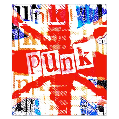 Punk Union Jack Duvet Cover Double Side (California King Size) from ArtsNow.com Back