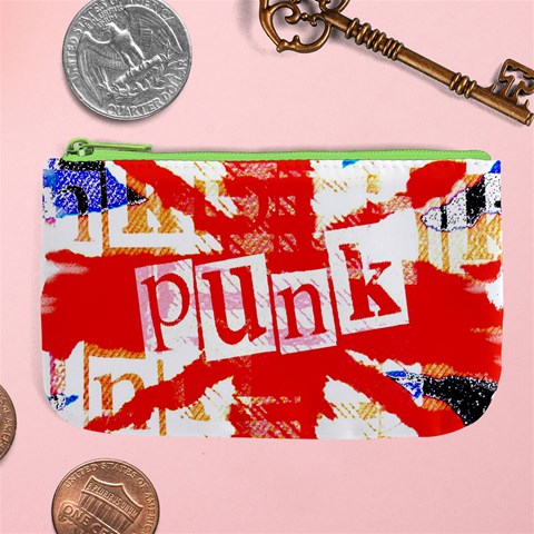 Punk Union Jack Large Coin Purse from ArtsNow.com Front