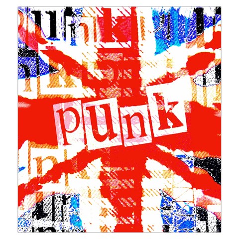 Punk Union Jack Drawstring Pouch (XXL) from ArtsNow.com Front