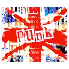 Punk Union Jack Zipper Medium Tote Bag from ArtsNow.com Front