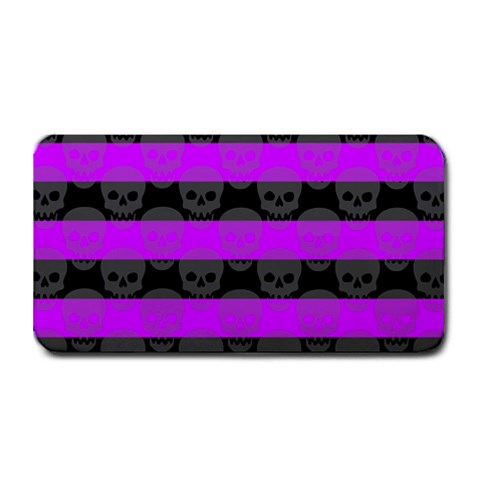 Purple Goth Skulls  Medium Bar Mat from ArtsNow.com 16 x8.5  Bar Mat