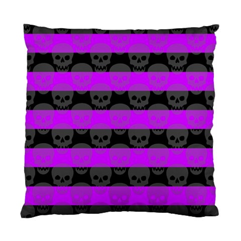 Purple Goth Skulls  Standard Cushion Case (One Side) from ArtsNow.com Front