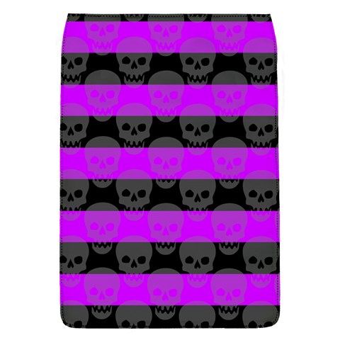 Purple Goth Skulls  Removable Flap Cover (S) from ArtsNow.com Front