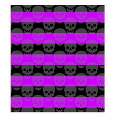 Purple Goth Skulls  Duvet Cover Double Side (King Size) from ArtsNow.com Front