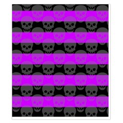 Purple Goth Skulls  Duvet Cover Double Side (California King Size) from ArtsNow.com Front