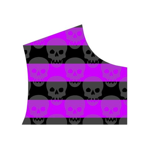 Purple Goth Skulls  Women s Button Up Vest from ArtsNow.com Top Right