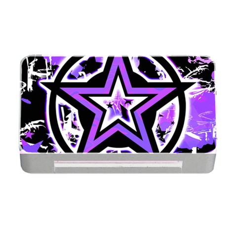 Purple Star Memory Card Reader with CF from ArtsNow.com Front