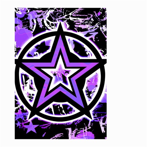 Purple Star Large Garden Flag (Two Sides) from ArtsNow.com Back