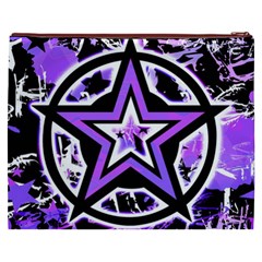 Purple Star Cosmetic Bag (XXXL) from ArtsNow.com Back