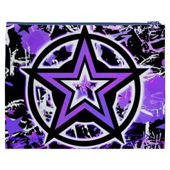 Purple Star Cosmetic Bag (XXXL) from ArtsNow.com Back