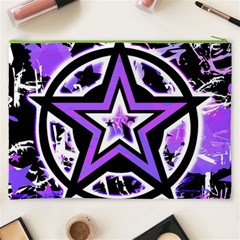 Purple Star Cosmetic Bag (XXXL) from ArtsNow.com Back