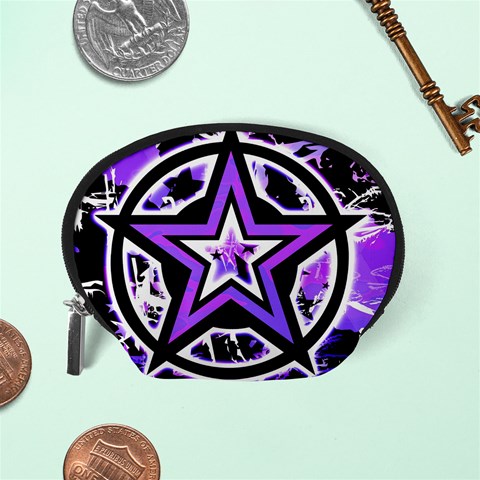 Purple Star Accessory Pouch (Small) from ArtsNow.com Back