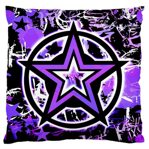 Purple Star Large Flano Cushion Case (Two Sides) from ArtsNow.com Back