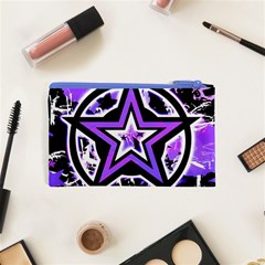 Purple Star Cosmetic Bag (XS) from ArtsNow.com Back