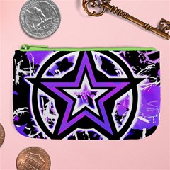 Purple Star Large Coin Purse from ArtsNow.com Front