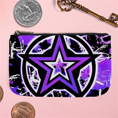 Purple Star Large Coin Purse from ArtsNow.com Front