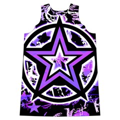 Purple Star Shoulder Cutout Velvet One Piece from ArtsNow.com Back