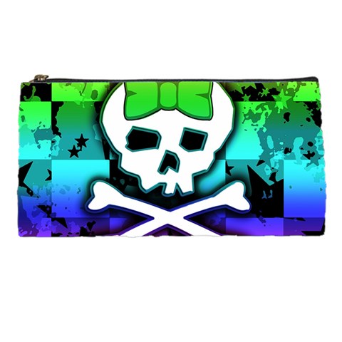 Rainbow Skull Pencil Case from ArtsNow.com Front