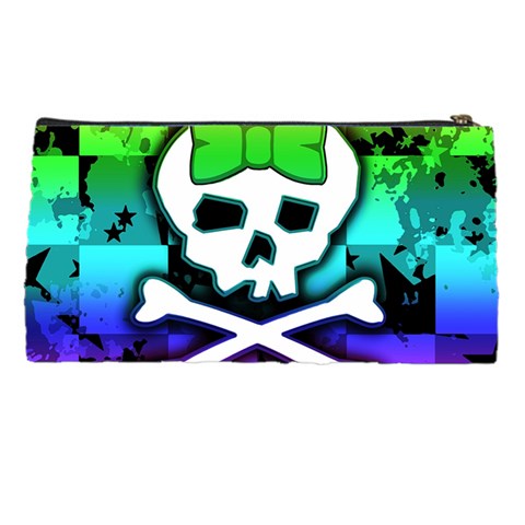 Rainbow Skull Pencil Case from ArtsNow.com Back