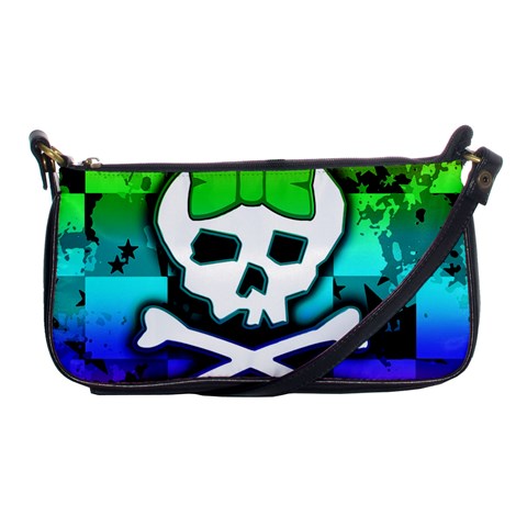 Rainbow Skull Shoulder Clutch Bag from ArtsNow.com Front