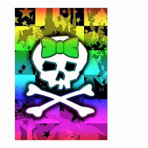 Rainbow Skull Large Garden Flag (Two Sides) from ArtsNow.com Back