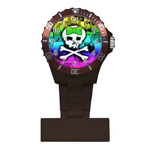 Rainbow Skull Plastic Nurses Watch from ArtsNow.com Front