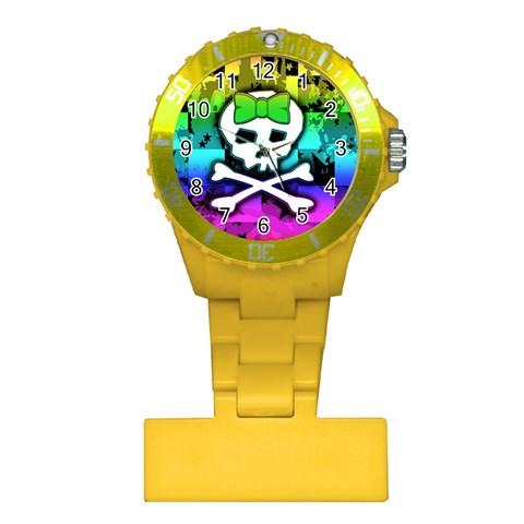 Rainbow Skull Plastic Nurses Watch from ArtsNow.com Front