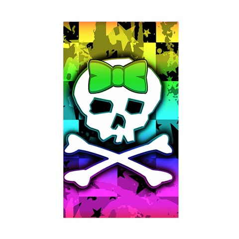 Rainbow Skull Duvet Cover Double Side (Single Size) from ArtsNow.com Back