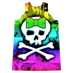 Rainbow Skull Shoulder Cutout Velvet One Piece from ArtsNow.com Back