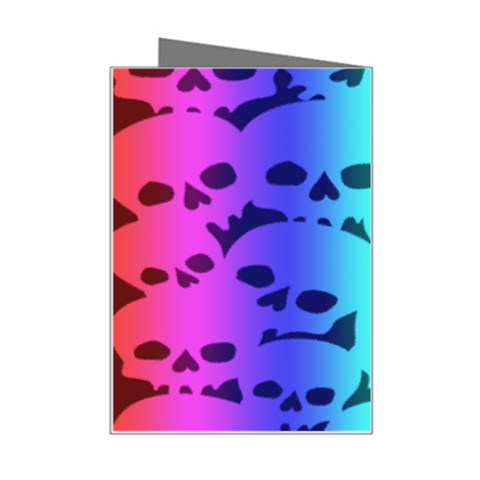 Rainbow Skull Collection Mini Greeting Card from ArtsNow.com Right