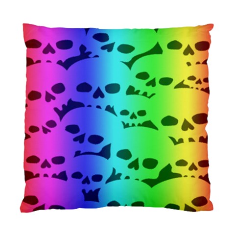 Rainbow Skull Collection Standard Cushion Case (Two Sides) from ArtsNow.com Front