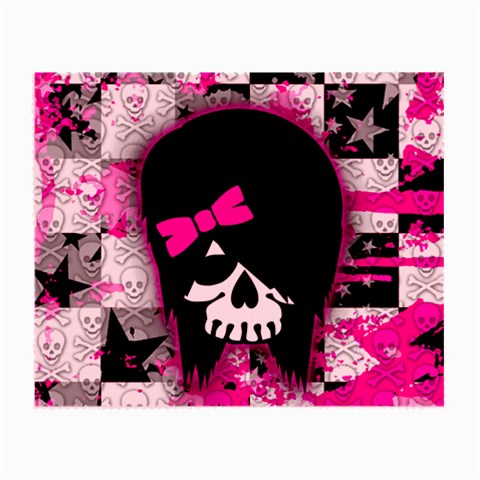 Scene Kid Girl Skull Small Glasses Cloth from ArtsNow.com Front