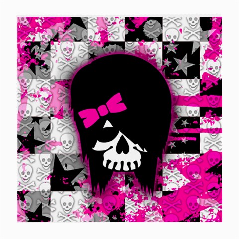 Scene Kid Girl Skull Medium Glasses Cloth (2 Sides) from ArtsNow.com Back