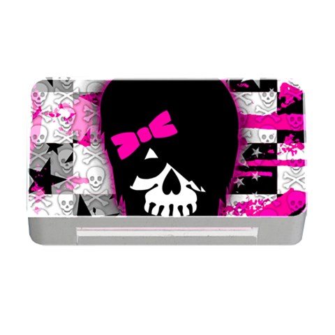 Scene Kid Girl Skull Memory Card Reader with CF from ArtsNow.com Front