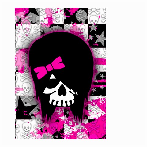 Scene Kid Girl Skull Small Garden Flag (Two Sides) from ArtsNow.com Back