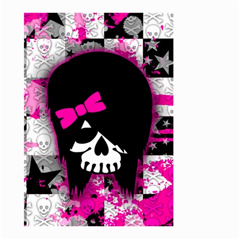 Scene Kid Girl Skull Large Garden Flag (Two Sides) from ArtsNow.com Back