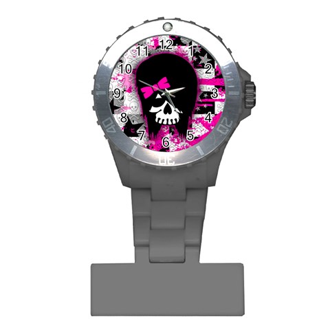 Scene Kid Girl Skull Plastic Nurses Watch from ArtsNow.com Front