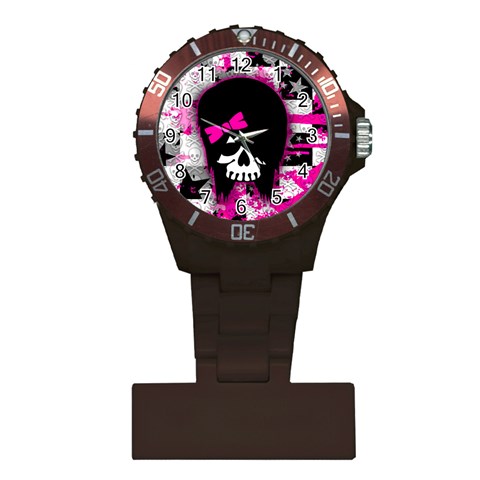 Scene Kid Girl Skull Plastic Nurses Watch from ArtsNow.com Front