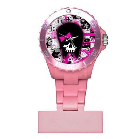 Scene Kid Girl Skull Plastic Nurses Watch from ArtsNow.com Front