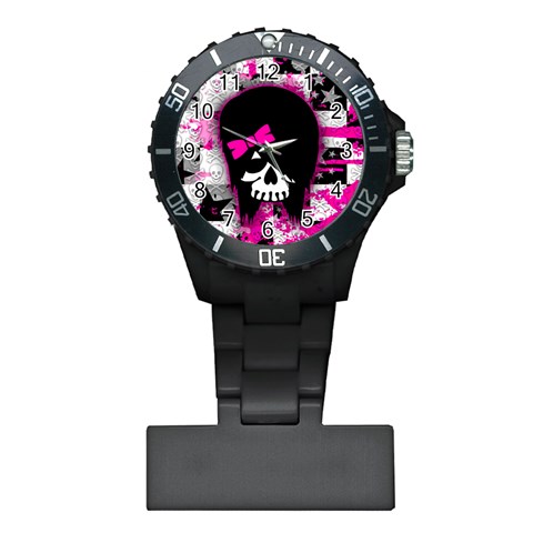 Scene Kid Girl Skull Plastic Nurses Watch from ArtsNow.com Front