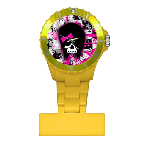 Scene Kid Girl Skull Plastic Nurses Watch from ArtsNow.com Front