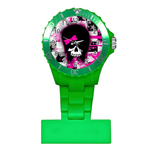 Scene Kid Girl Skull Plastic Nurses Watch from ArtsNow.com Front