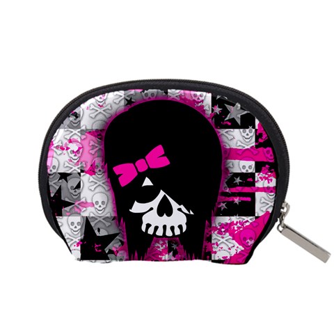 Scene Kid Girl Skull Accessory Pouch (Small) from ArtsNow.com Back